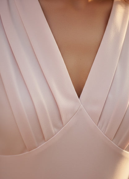 Romantic Daydream Blush Midi Dress